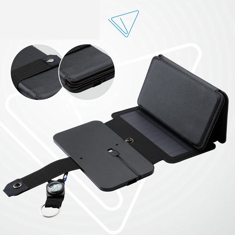 JMT-242314 Portable Solar Power Bank with Waterproof Design for Outdoor Mobile Phone Charging