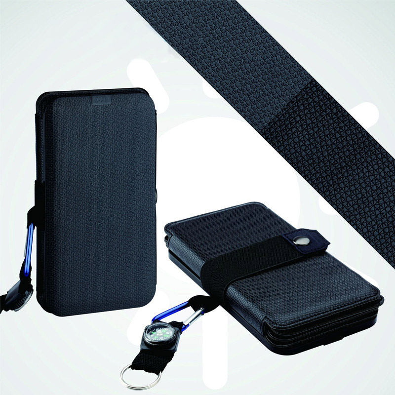 JMT-242314 Portable Solar Power Bank with Waterproof Design for Outdoor Mobile Phone Charging