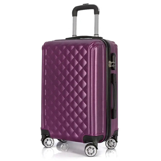 JMT-242698 Durable ABS 4-Wheel Trolley Suitcase for Effortless Travel