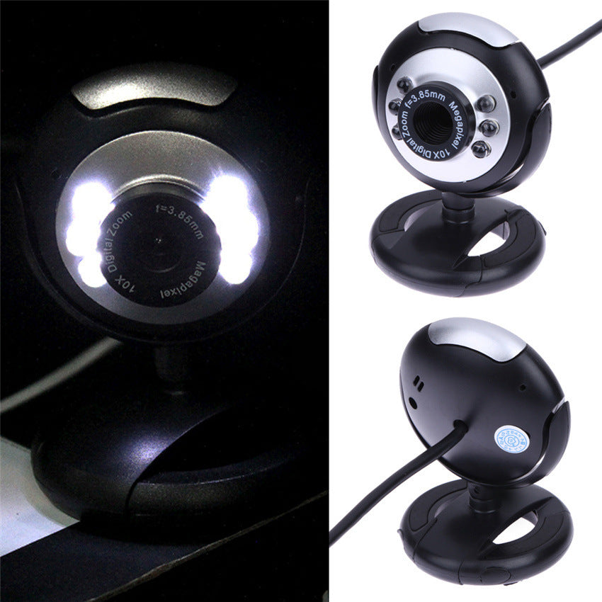 JMT-242890 Video Conferencing Camera with Six LED Lights and Night Vision Functionality