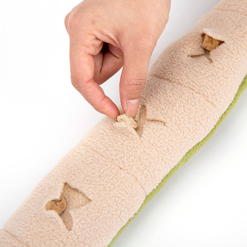 JMT-242954 Dog Snuffle Toy for Enrichment and Slow Feeding – Polar Fleece Fabric Snuffle Mat for All Dog Sizes (85 x 7.5cm)