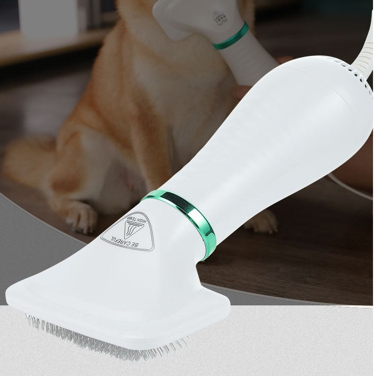 JMT-243210 All-in-One Cat and Dog Brushing Comb with Hair Dryer and Adjustable Warm Air Settings