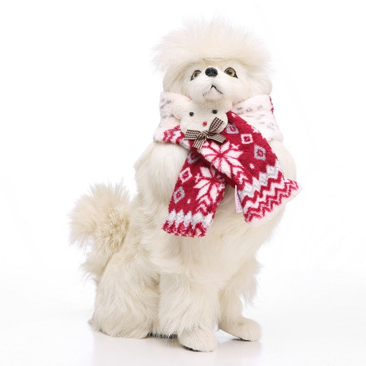 JMT-243594 Casual Polyester Dog Scarf - Available in Sizes S, M, L for All Seasons