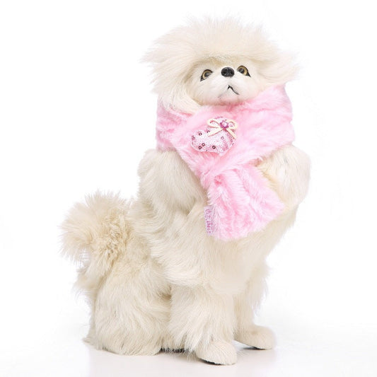 JMT-243594 Casual Polyester Dog Scarf - Available in Sizes S, M, L for All Seasons