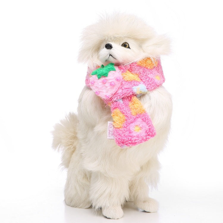JMT-243594 Casual Polyester Dog Scarf - Available in Sizes S, M, L for All Seasons