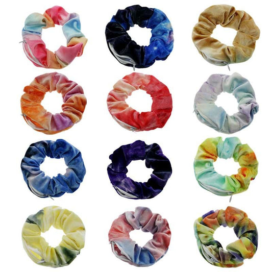 JMT-243658 Gradient Color Diamond Velvet Women's Headband - Simple Wave Weave Design