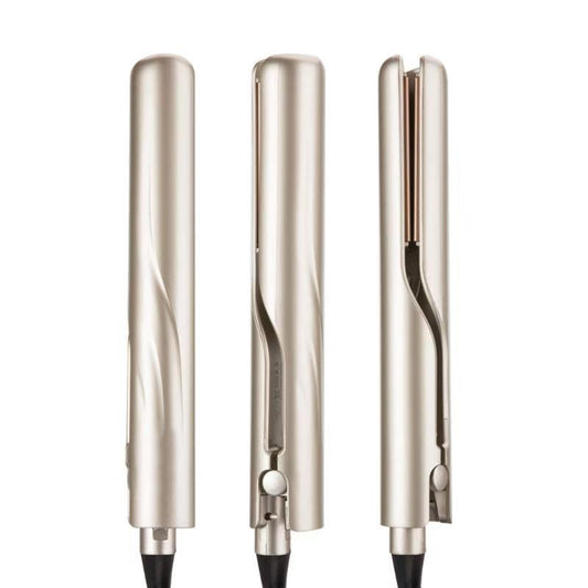 JMT-244106 Portable Hair Curling and Straightening Device in Black Pink and Light Champagne Gold, 220V