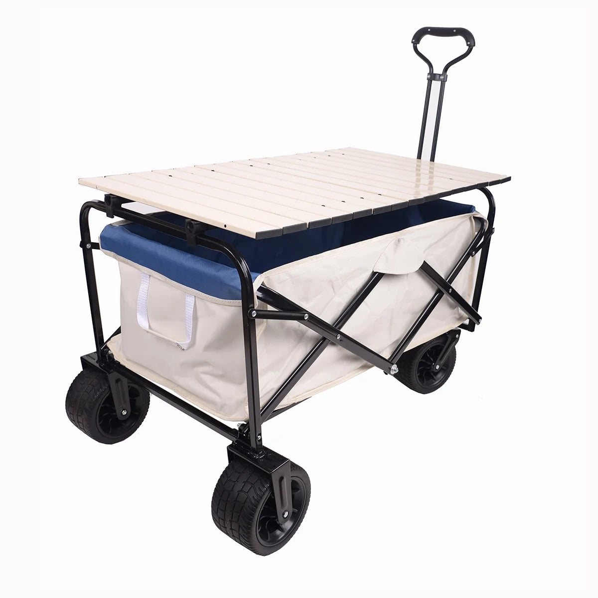 JMT-244234 Folding Baby Wagon Stroller for Beach, Camping, and Shopping with Integrated Table