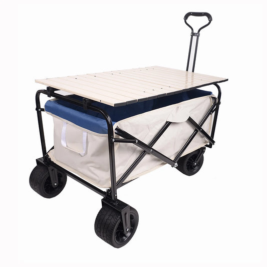 JMT-244234 Folding Baby Wagon Stroller for Beach, Camping, and Shopping with Integrated Table