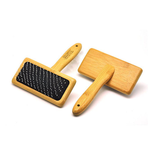 JMT-244362 Bamboo Wood Air Cushion Needle Comb for Pet Grooming - Available in Small, Medium, and Large Sizes
