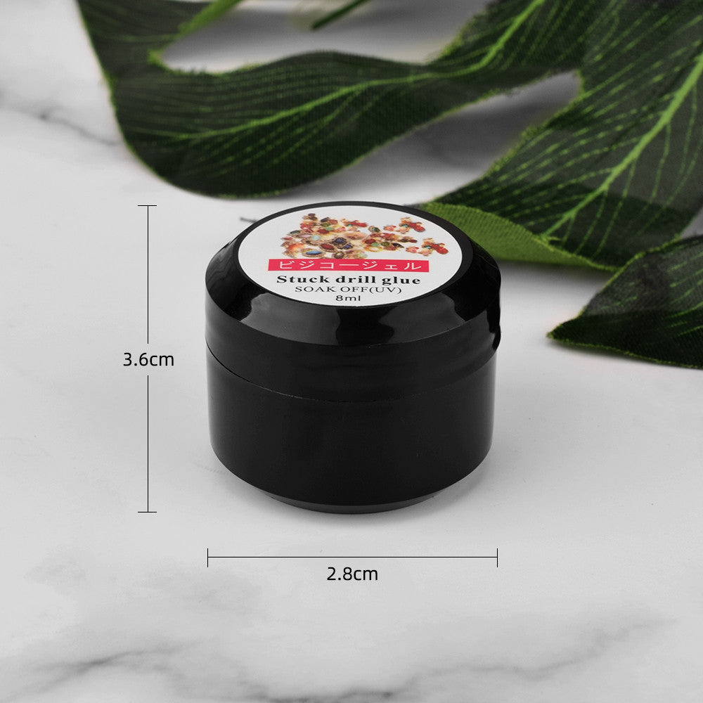 JMT-244426 Transparent Nail Jewelry Fixing Glue - 8ml Capacity