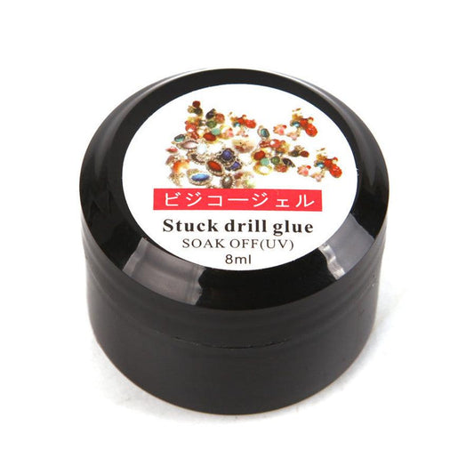 JMT-244426 Transparent Nail Jewelry Fixing Glue - 8ml Capacity