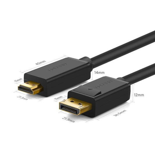 JMT-244618 4K HD TV Converter Cable for Computer Monitor - Gold Plated Connector, Multiple Lengths Available