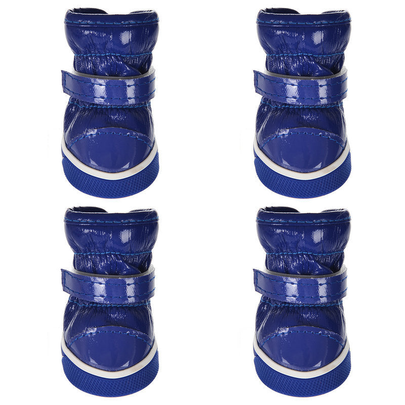 JMT-244746 Cotton Dog Ski Boots - Waterproof, Non-Slip, Warm, and Wear-Resistant Shoes for Pets