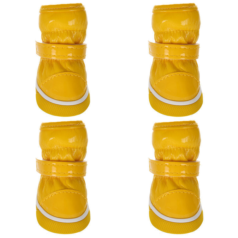 JMT-244746 Cotton Dog Ski Boots - Waterproof, Non-Slip, Warm, and Wear-Resistant Shoes for Pets