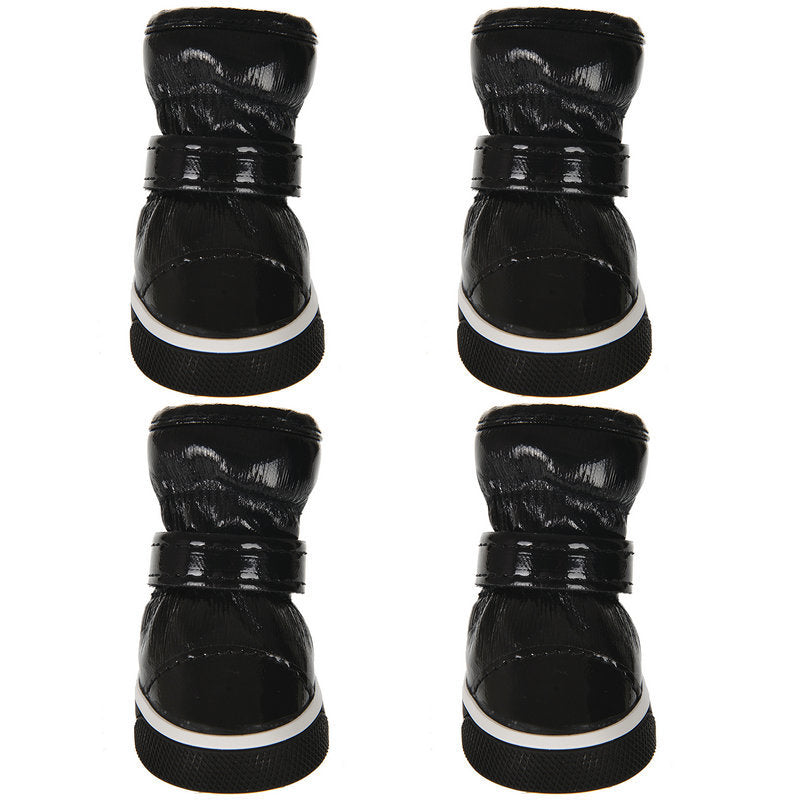 JMT-244746 Cotton Dog Ski Boots - Waterproof, Non-Slip, Warm, and Wear-Resistant Shoes for Pets