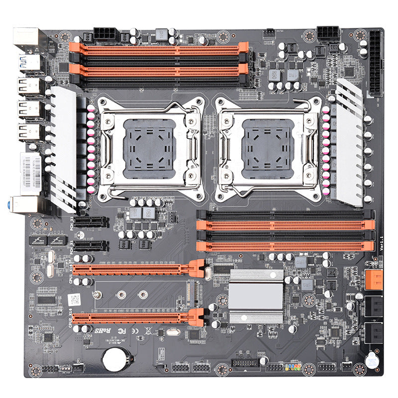 JMT-244746 X79-8D E-ATX Motherboard with 8 DDR3 Slots, Dual PCI-E 3.0, and M.2 Interface