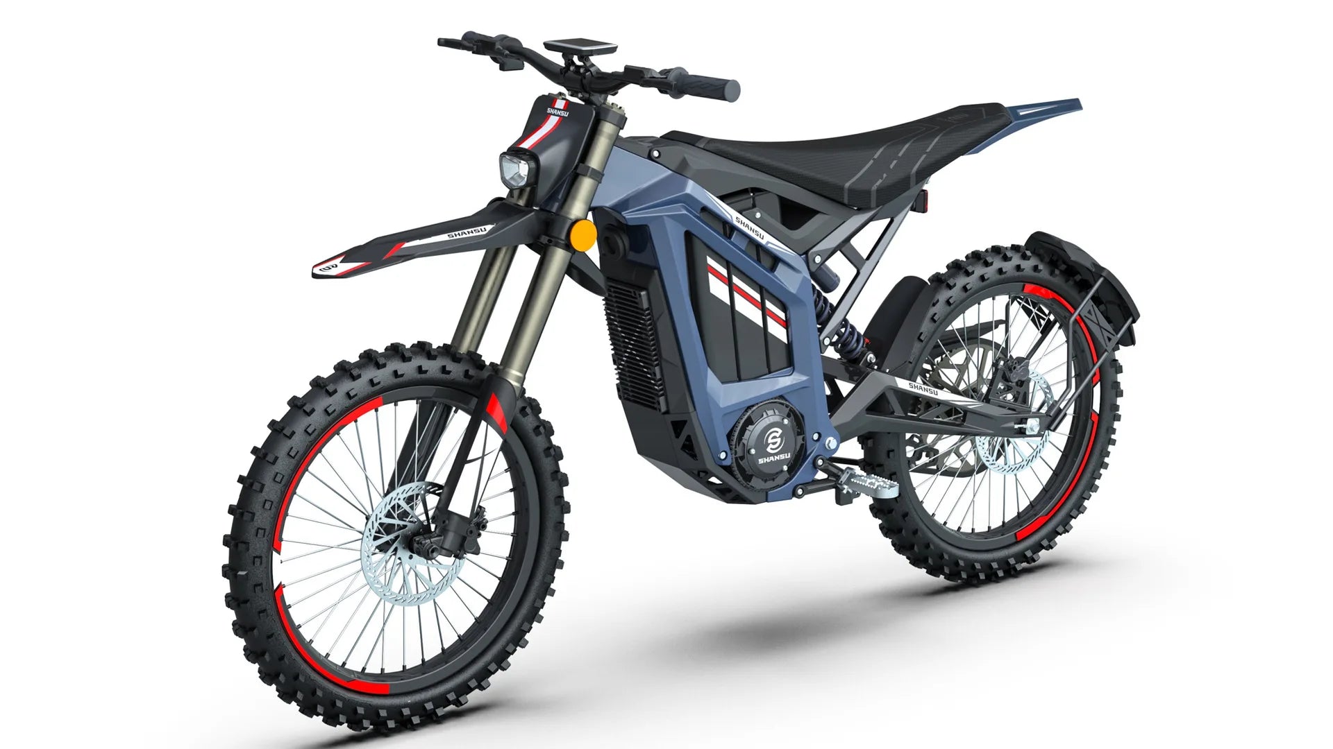 JMT-244874 Adult Electric Dirt Bike 3000W 72V Lithium Battery Off-Road , Top Speed 27.9 mph