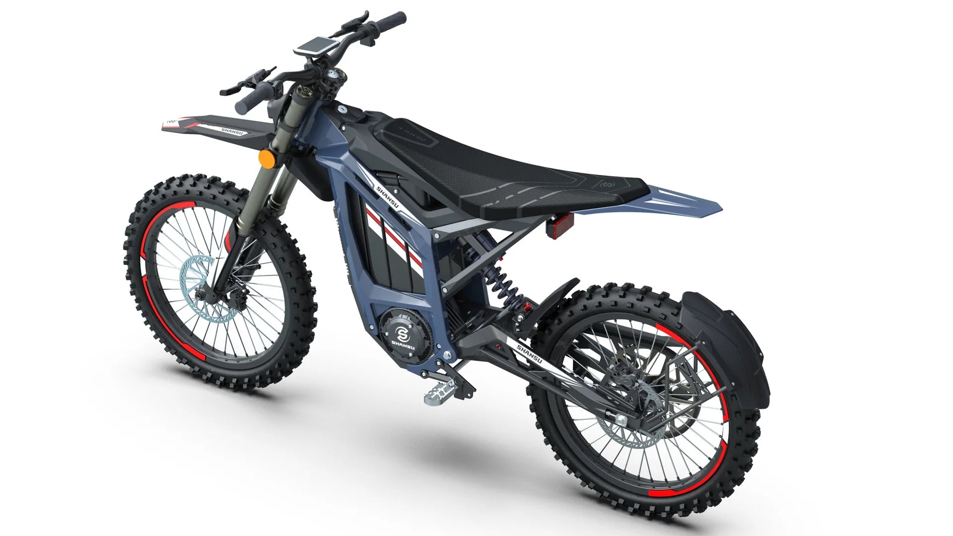 JMT-244874 Adult Electric Dirt Bike 3000W 72V Lithium Battery Off-Road , Top Speed 27.9 mph