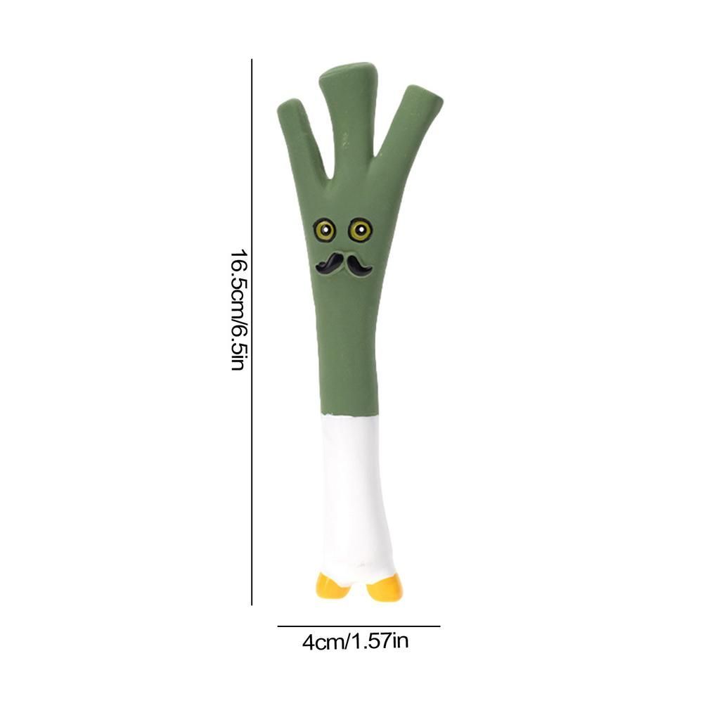 JMT-245258 Cartoon Vegetable Dog Chew Toys - Latex Onion and Eggplant Teething Toy for Puppies, Durable and Reusable