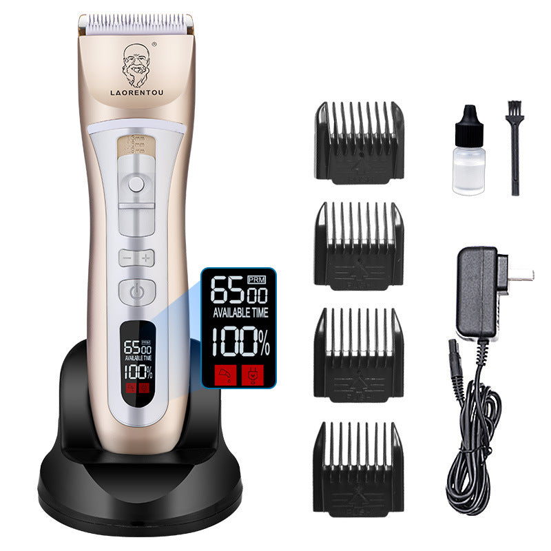 JMT-245258 Rechargeable Electric Pet and Child Hair Clippers with Limit Combs and Accessories