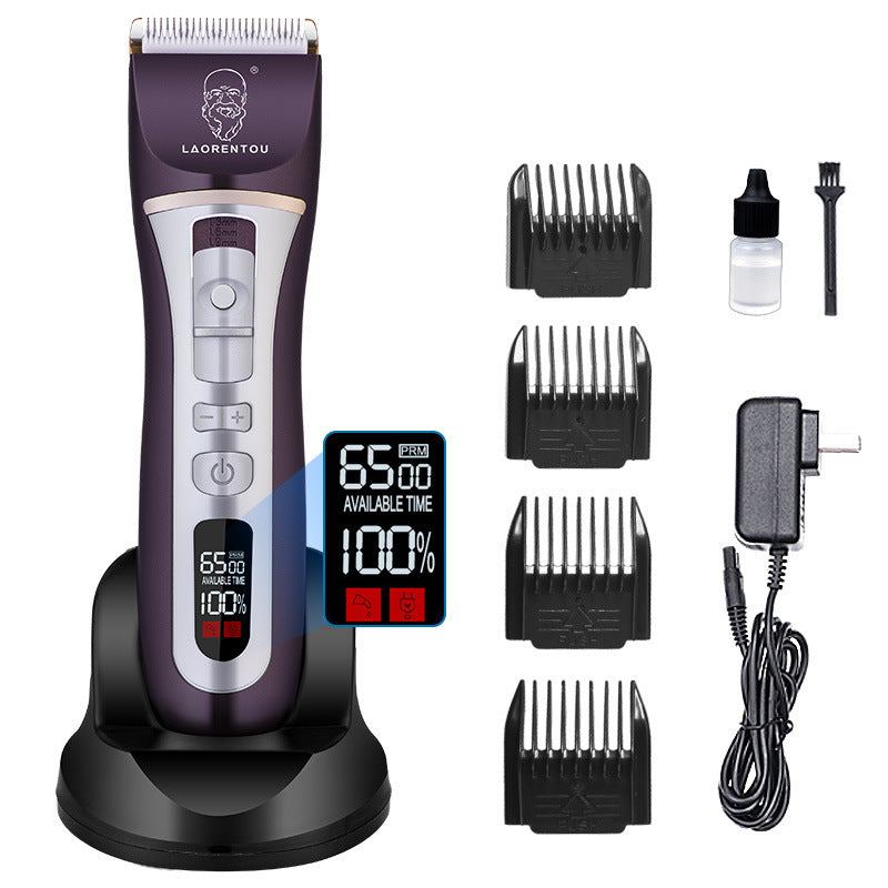 JMT-245258 Rechargeable Electric Pet and Child Hair Clippers with Limit Combs and Accessories