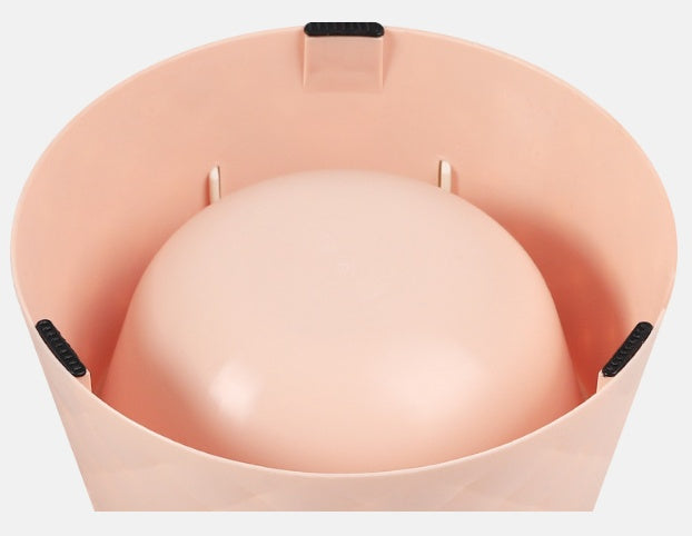 JMT-245450 Bow Rhombus Cat Bowl in Pink, Green, Grey, and Mixed Colors - Durable PP Material