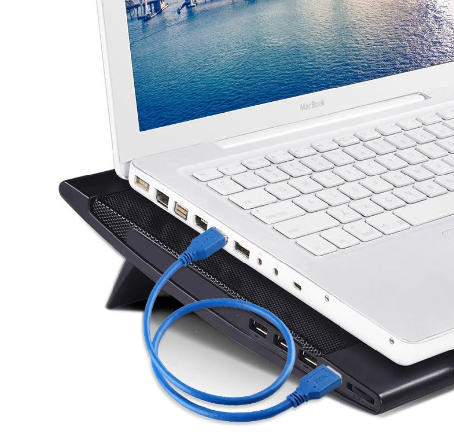 JMT-245450 USB 3.0 A Male to A Male Data Transfer Cable, 60CM, Blue/Black, High-Speed Connection