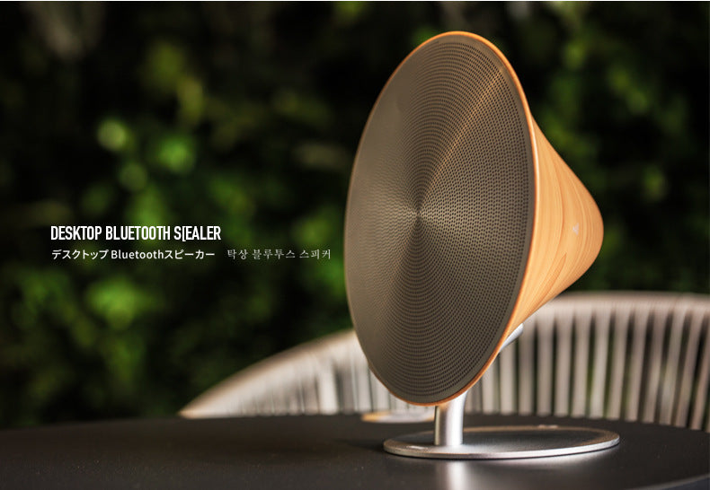JMT-245450 Wooden Bluetooth 4.2 Wireless Speaker with Subwoofer and USB Interface