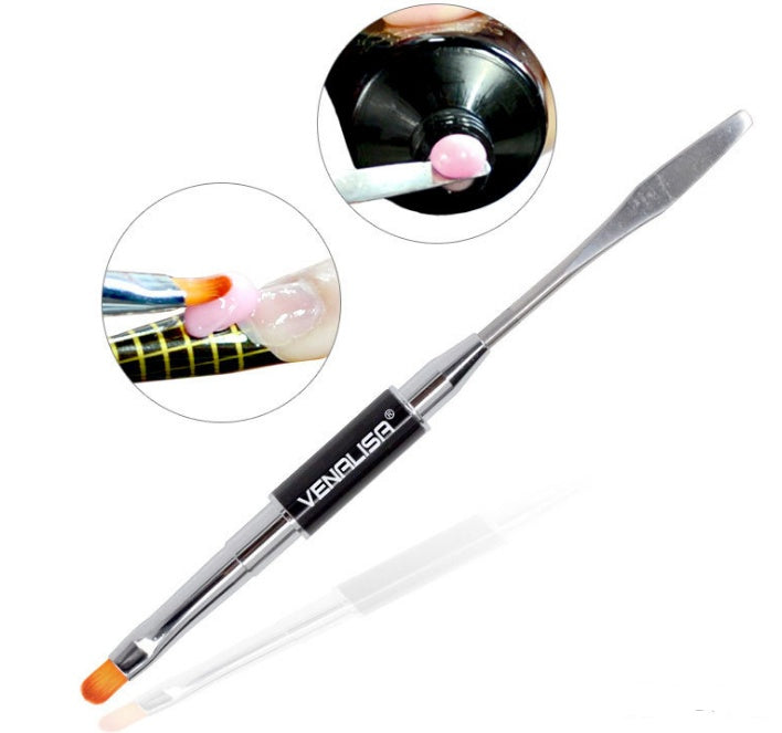 JMT-245578 Poly Nail Gel Kit for Nail Extension and Design - 45g Transparent Jelly Gel and 100 Nail Tips