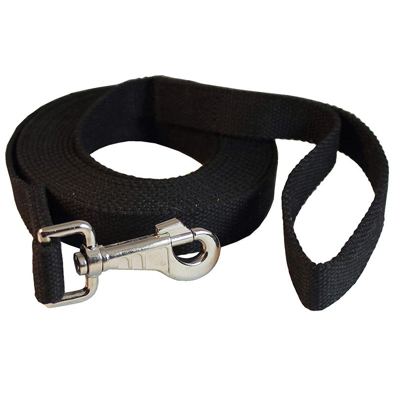 JMT-245770 Durable Nylon Traction Long Rope for Pet and Horse Training - 2m Length with Stainless Steel Components