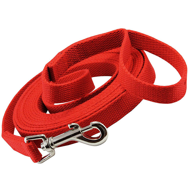 JMT-245770 Durable Nylon Traction Long Rope for Pet and Horse Training - 2m Length with Stainless Steel Components