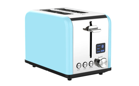 JMT-246090 Versatile Toaster with 1-6 Browning Levels and Reheat/Defrost Functions - LED Screen Display