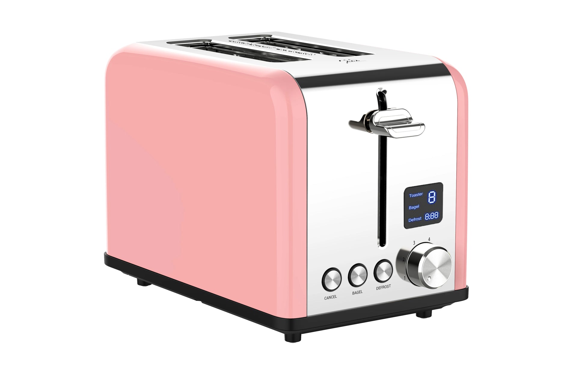 JMT-246090 Versatile Toaster with 1-6 Browning Levels and Reheat/Defrost Functions - LED Screen Display