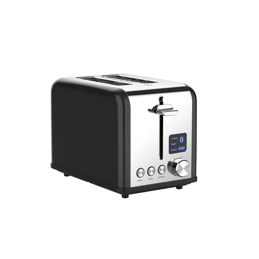 JMT-246090 Versatile Toaster with 1-6 Browning Levels and Reheat/Defrost Functions - LED Screen Display