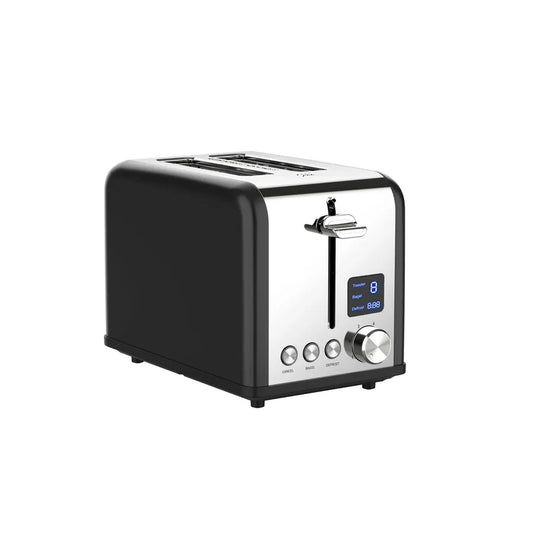 JMT-246090 Versatile Toaster with 1-6 Browning Levels and Reheat/Defrost Functions - LED Screen Display