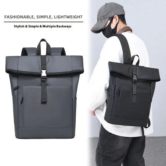 JMT-246602 Waterproof Roll-Up Oxford Backpack with Large Capacity for Short-Distance Travel