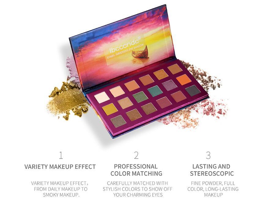JMT-246858 Sunset Floating Eyeshadow Palette - Versatile Colors for Stunning Looks