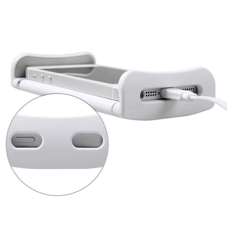 JMT-247434 Aluminum Alloy Cell Phone and Tablet Holder with Adjustable Arm for Desktops