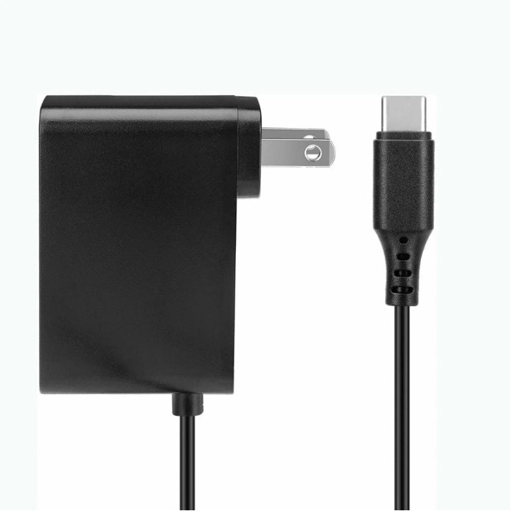 JMT-247754 AC Power Supply Adapter for Nintendo Switch - 5ft USB-C Charger with 2.4A Output, Worldwide Compatibility