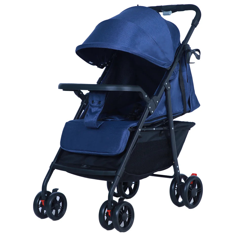 JMT-248010 Convertible 2-in-1 Foldable Four-Wheel Baby Stroller with Cute Design