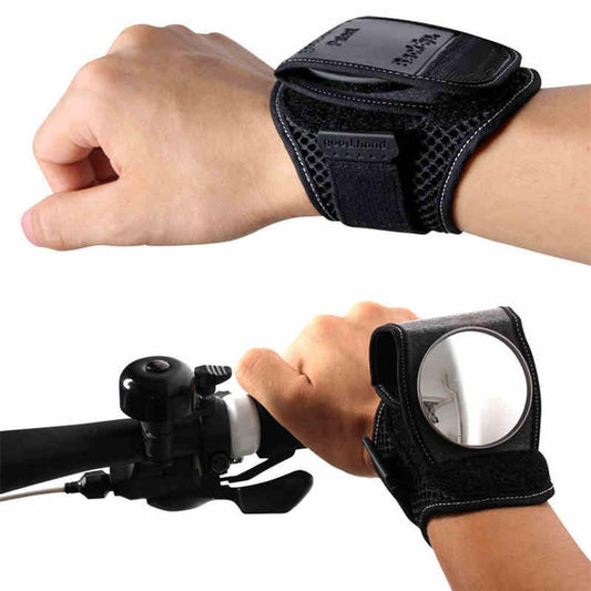 JMT-248650 Adjustable Bicycle Rearview Mirror with Quick Installation and Wrist Strap