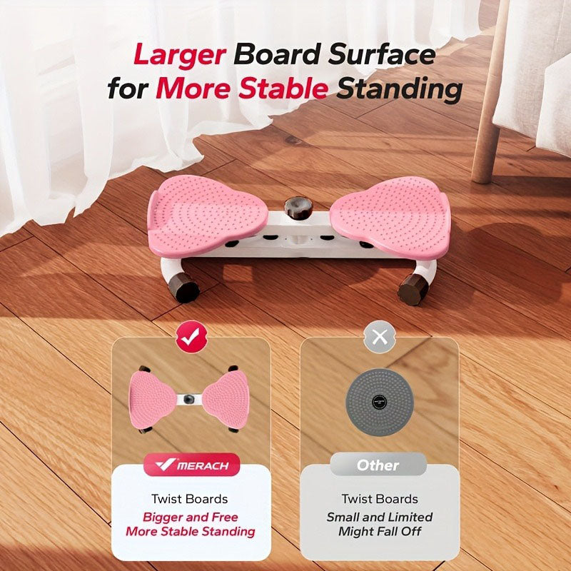JMT-248650 Core Abdominal Trainer with Foot Massage Function, Noise-Free Home Gym Equipment for Effective Weight Loss