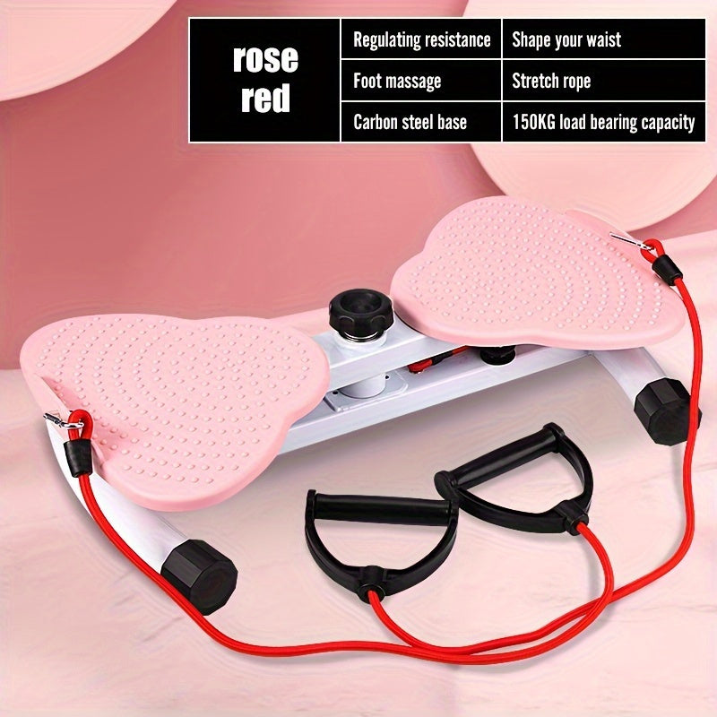 JMT-248650 Core Abdominal Trainer with Foot Massage Function, Noise-Free Home Gym Equipment for Effective Weight Loss