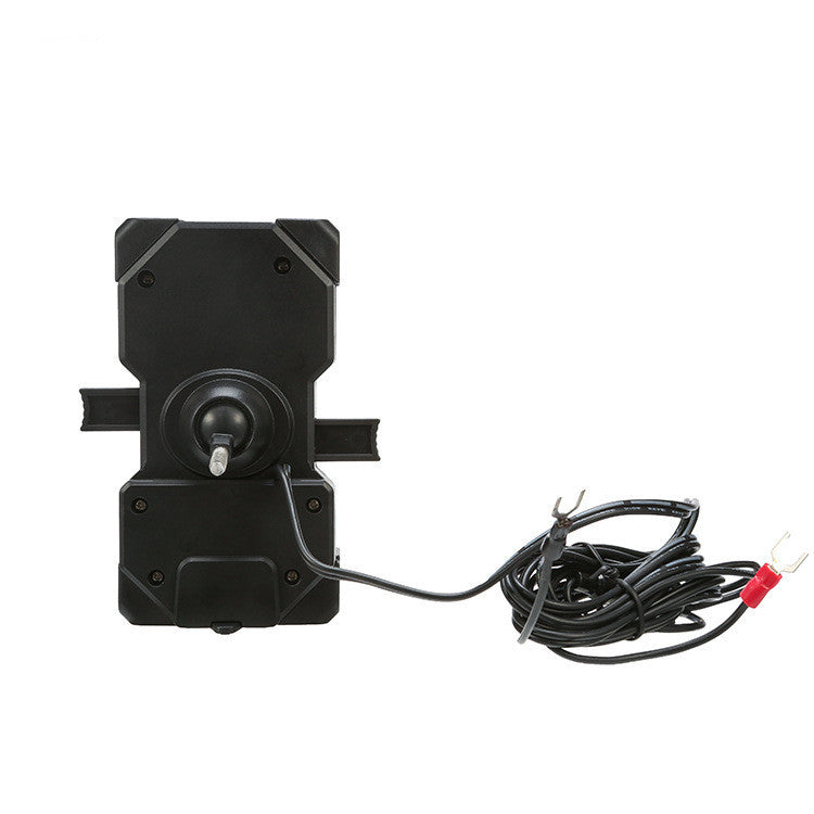 JMT-248906 Wireless Motorcycle and Bicycle Phone Charging Holder with Adjustable Angle - Black