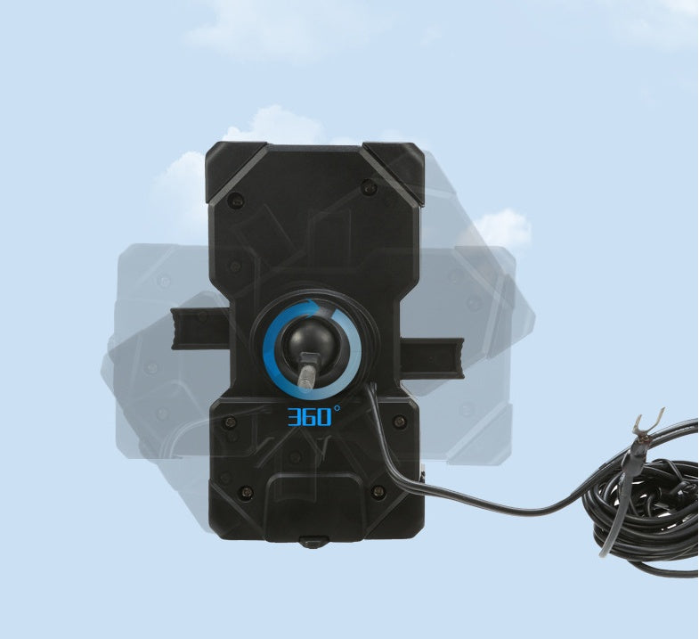 JMT-248906 Wireless Motorcycle and Bicycle Phone Charging Holder with Adjustable Angle - Black