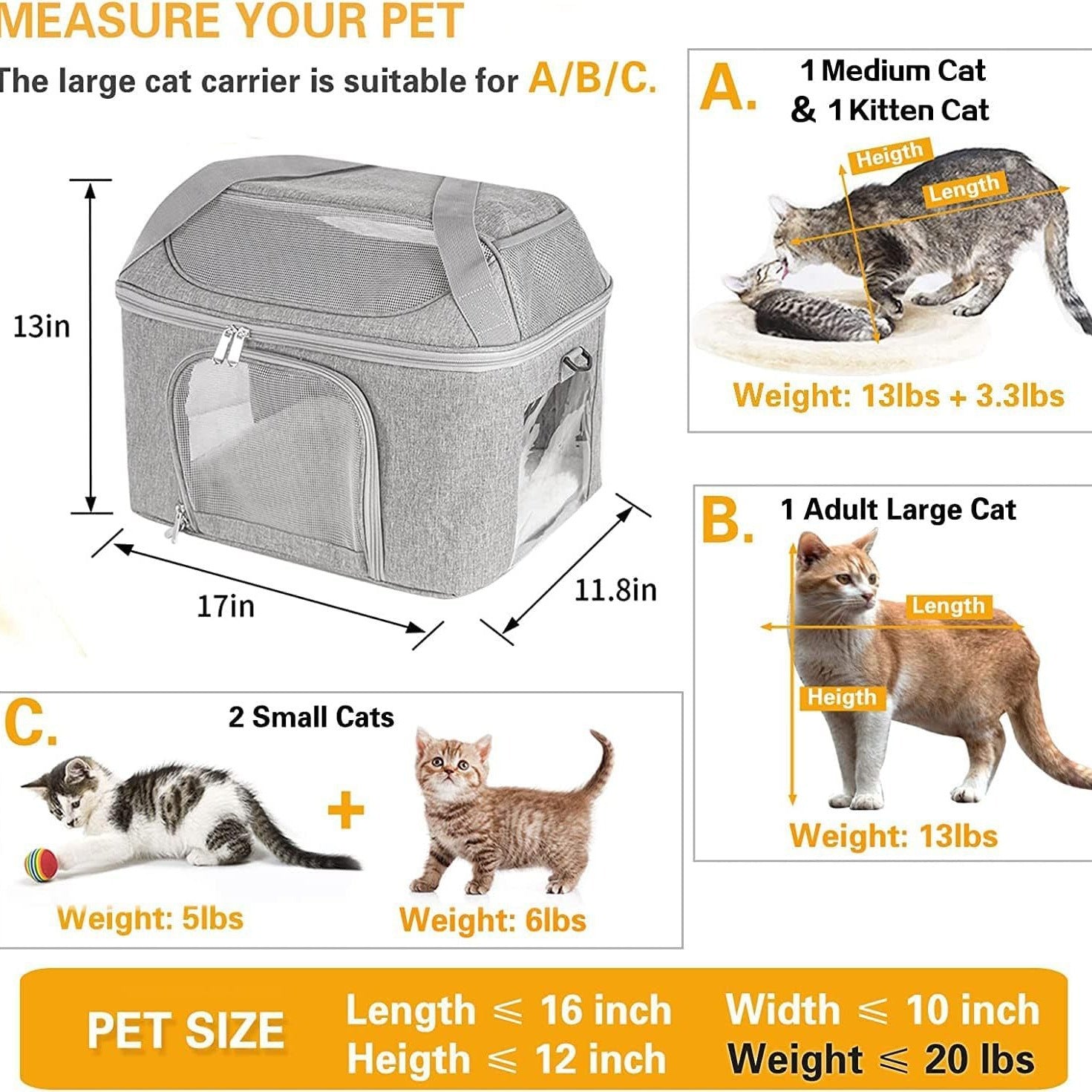 JMT-248970 Breathable Portable Dog and Cat Backpack Carrier for Travel and Outdoor Adventures