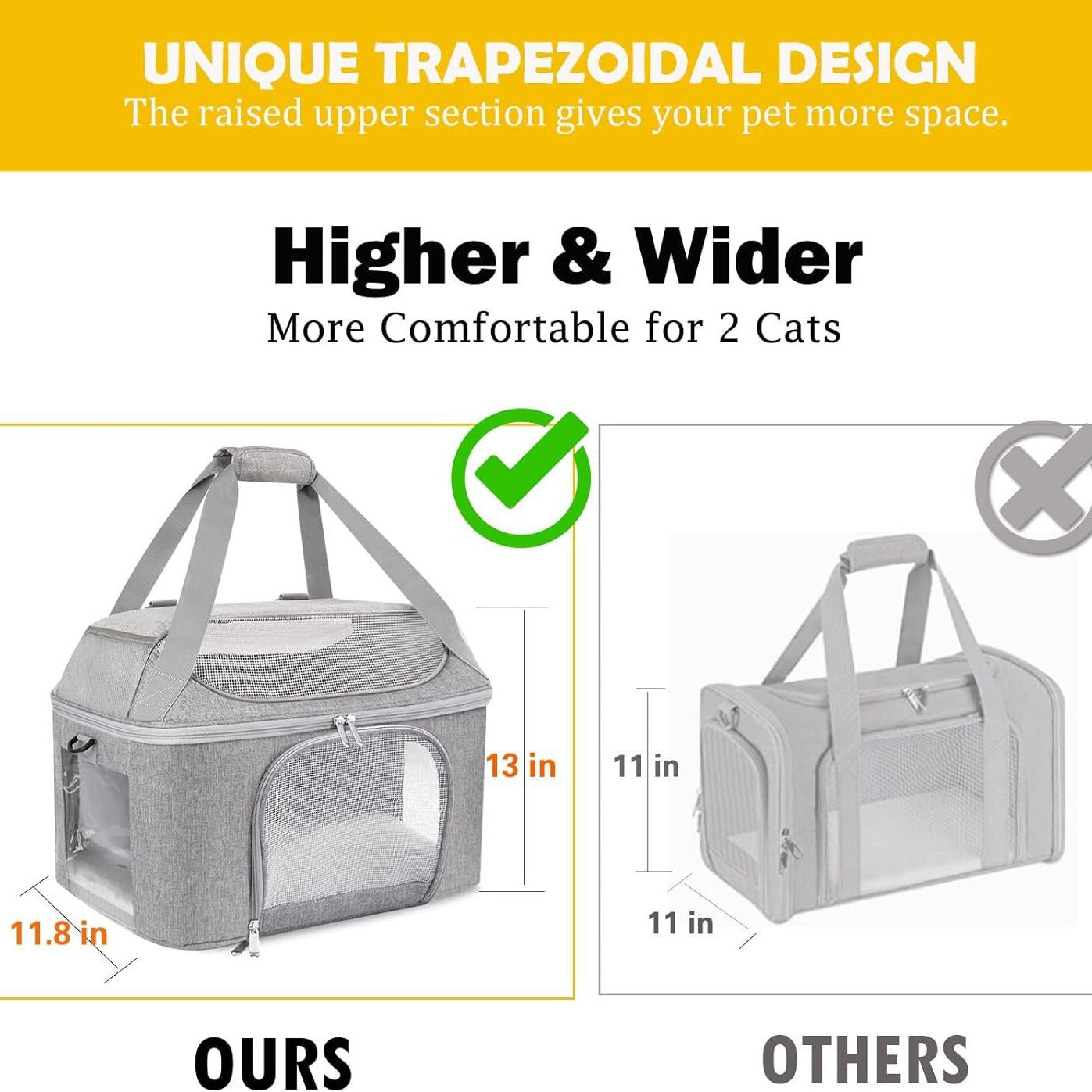 JMT-248970 Breathable Portable Dog and Cat Backpack Carrier for Travel and Outdoor Adventures
