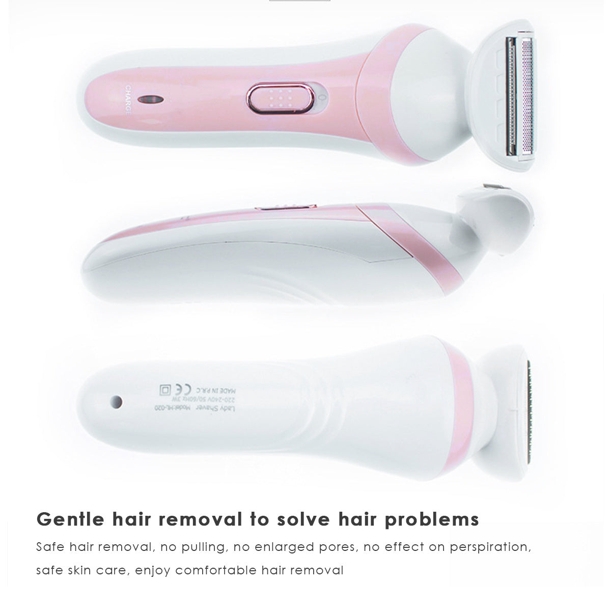 JMT-248970 Rechargeable Electric Trimmer Shaver for Whole Body Hair Removal