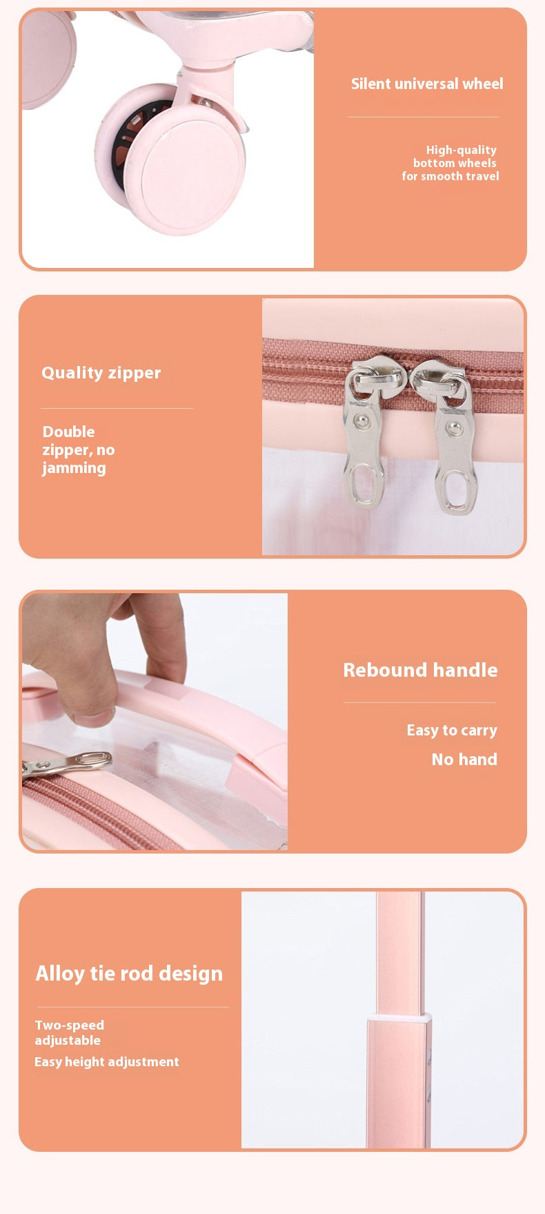 JMT-249226 Transparent Cat Carrier Trolley Bag - Portable and Stylish Pet Travel Solution